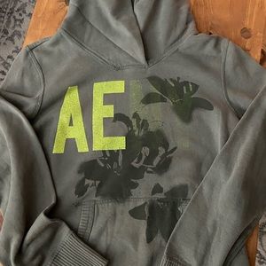 American Eagle Hooded Sweatshirt— Large